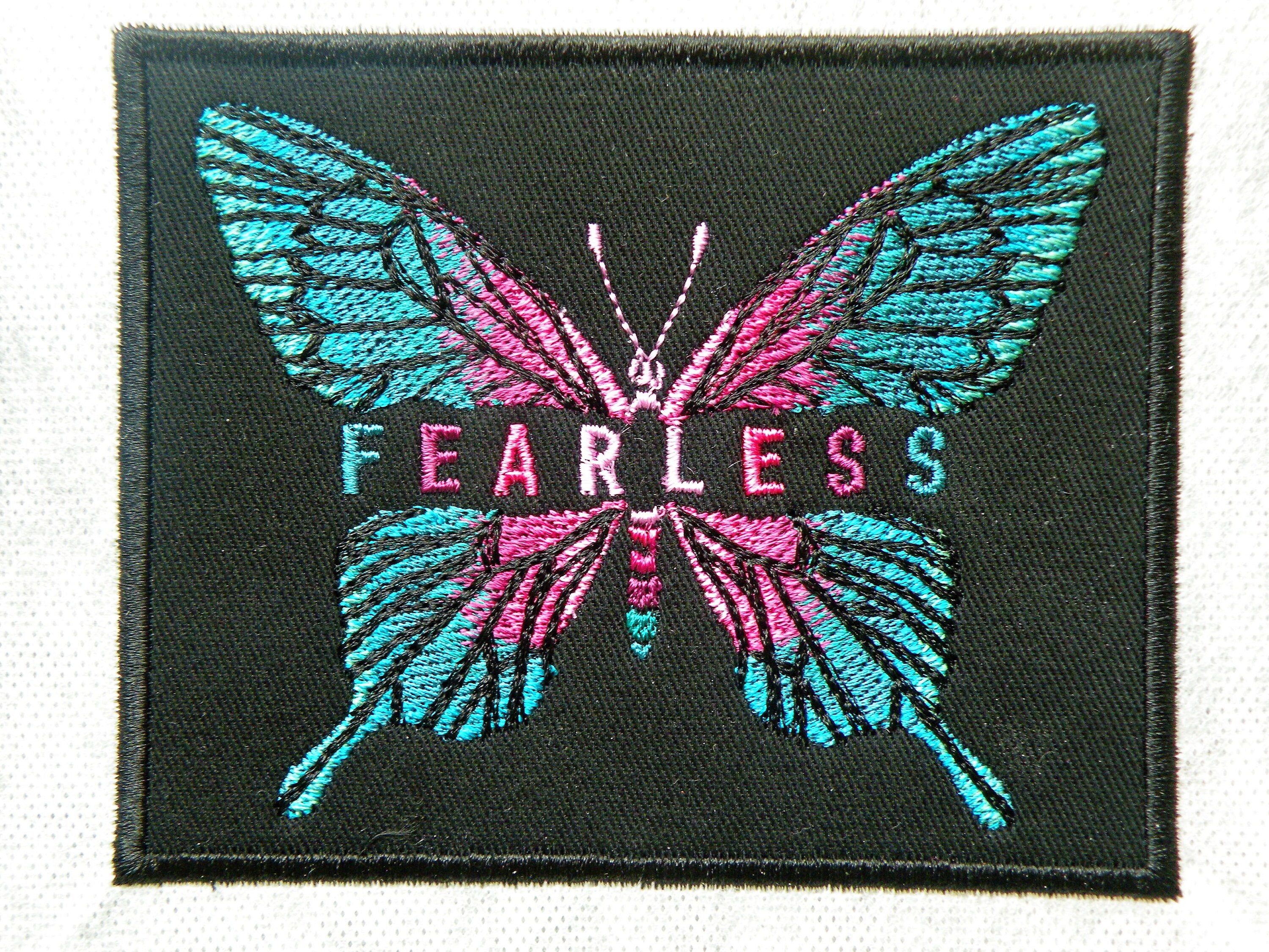Fearless Iron on Patch 4 1/2 in X 3 2/3" - Etsy