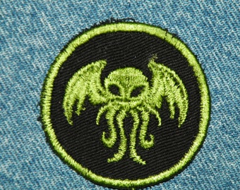 Cthulhu Mini Iron on Patch 2"