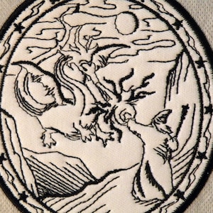 Do Not Meddle in the Affairs of Wizards patch 4.1&quot;x4.6&quot;