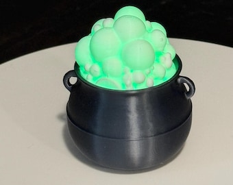Witch's Cauldron LED Tealight Holder