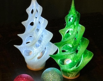 Modern Holiday Tree for LED Tealights