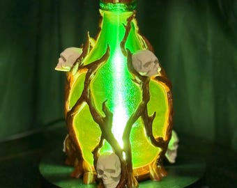 Deadly Sip Gothic Halloween-lamp