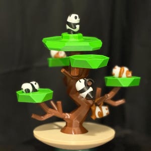 Panda Tree Balance Game (3D Printed)