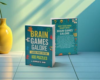 Brain Games Galore: Large Print Edition. 100 Puzzles (Ebook)