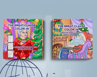Santa & Mrs. C Christmas Coloring Book: Festive Family Fun (Paperback)