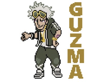 It's ya boy, Guzma - Cross Stitch Pattern - Instant Download PDF