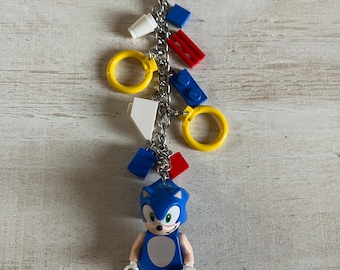 Hedgehog Keychain Made from Authentic Bricks