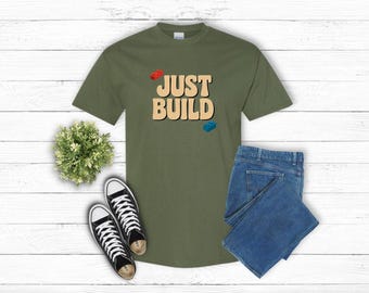Bubble Just Build, LEGO Inspired T-shirt