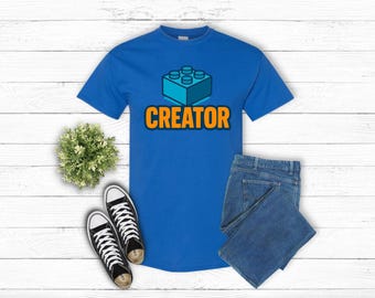 Schöpfer, LEGO inspiriert Shirt