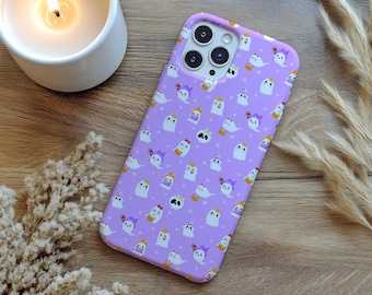 Pastel Ghost Party Phone Case - Kawaii Halloween Style