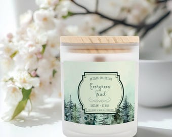 Evergreen Trail Candle – Balsam + Cedar