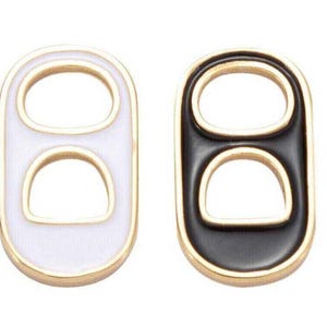 18K GF Emaille Soda Pop Charme Gold filled Dosenanhänger Charme C-781~C-790 10 x 18 mm