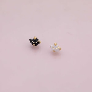 Dije de tetera relleno de oro de 18 quilates, pulseras y collares, dijes de plata