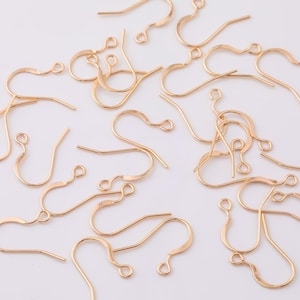 14k gold filled fish hooks earring findings 1/20 14k 14/20 stamped