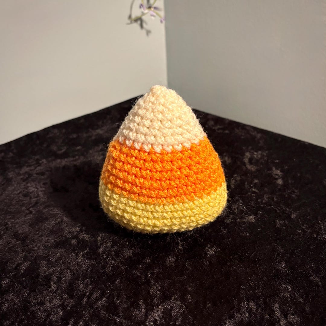 Handmade Crochet Candy Corn – Plush Halloween Decor - Etsy