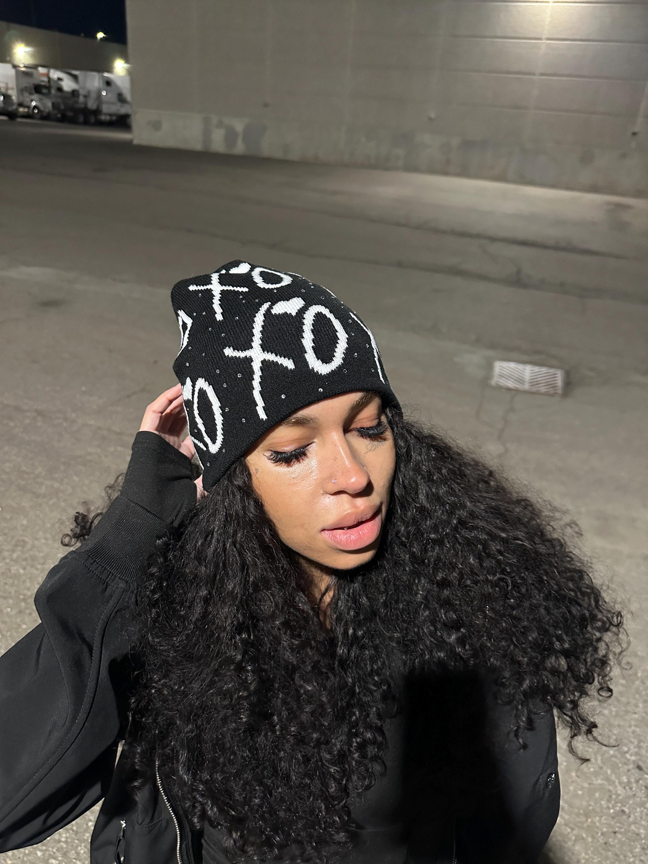 The Weeknd XO Beanie Winter Hat Y2K Streetwear XO Girly Hurry up