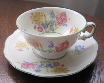 Vintage KPM Germany Demitasse Tea Cup And Saucer