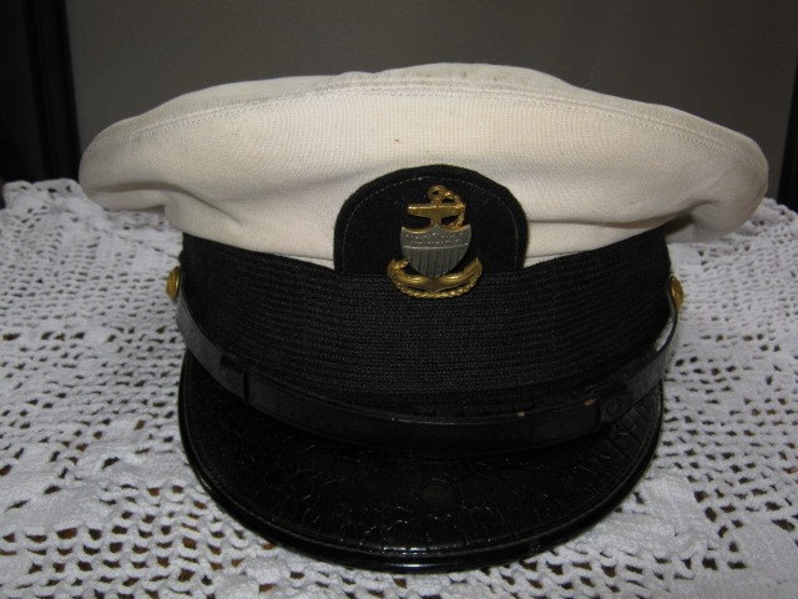 Vintage U.S. Navy Hat made by Art Caps Military Headwear New Etsy