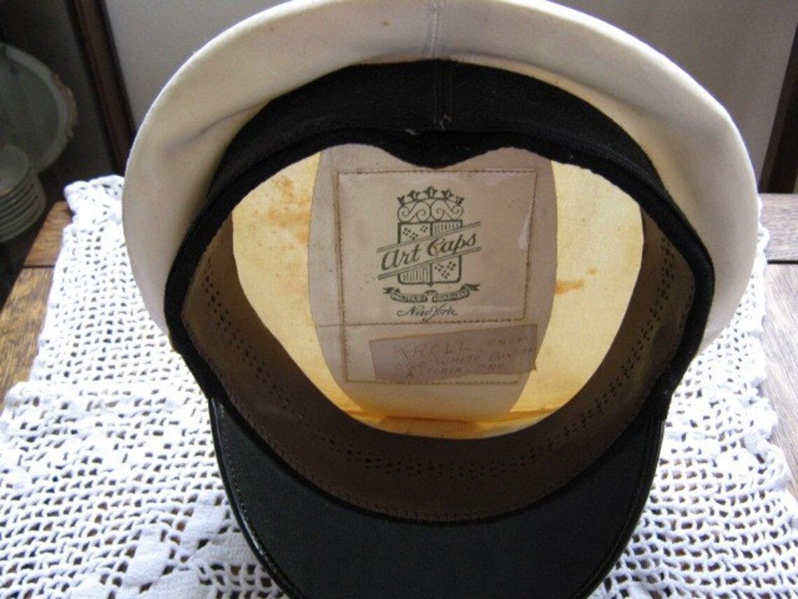 Vintage U.S. Navy Hat made by Art Caps Military Headwear New Etsy