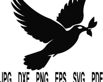 Vliegende vogel SVG, vogel silhouet Cricut-bestand, minimale vogel gesneden bestand, lasergesneden SVG, Instant Download