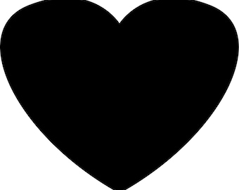 Zwart hart-svg | Donker liefdeshart png pdf-afbeelding | Gotische hart digitale download | Zwart hartvector | Afdrukbaar hartontwerp