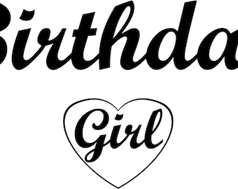 irthday Girl-svg | Leuk verjaardagsshirtontwerp PNG EPS | Clipart feestvarken voor Cricut & Silhouette | Digitale download