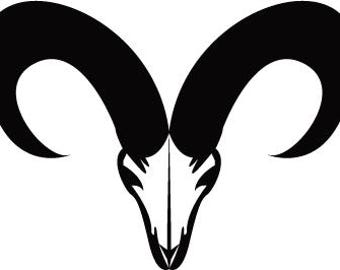 Markhor hoorns svg | Ontwerp met tribal dierenhoorns | Clipart wilde geit hoorns | SVG PNG eps DXF-bestanden voor Cricut en lasergesneden