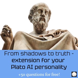 Plato AI Personality Extension Pack – Universal Prompt Extension for Socratic Dialogue (Digital Tool)