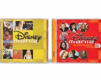 Lotto di CD Disney Mania, Camp Rock Karaoke, Disney Mania 1 e 3, Pacchetto Y2K Pop