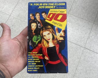 1999 GO VHS Taye Diggs Katie Holmes Jay Mohr Cult Classic Scott Wolf Comedy
