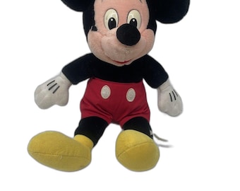 Vintage Authentic Disneyland/Walt Disney World 17" Stuffed Plush Mickey Mouse