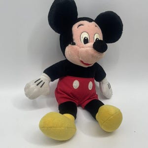 Vintage Authentic Disneyland/Walt Disney World 17" Stuffed Plush Mickey Mouse image 9