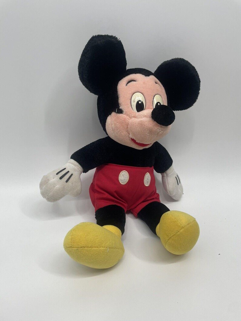 Vintage Authentic Disneyland/Walt Disney World 17" Stuffed Plush Mickey Mouse image 9
