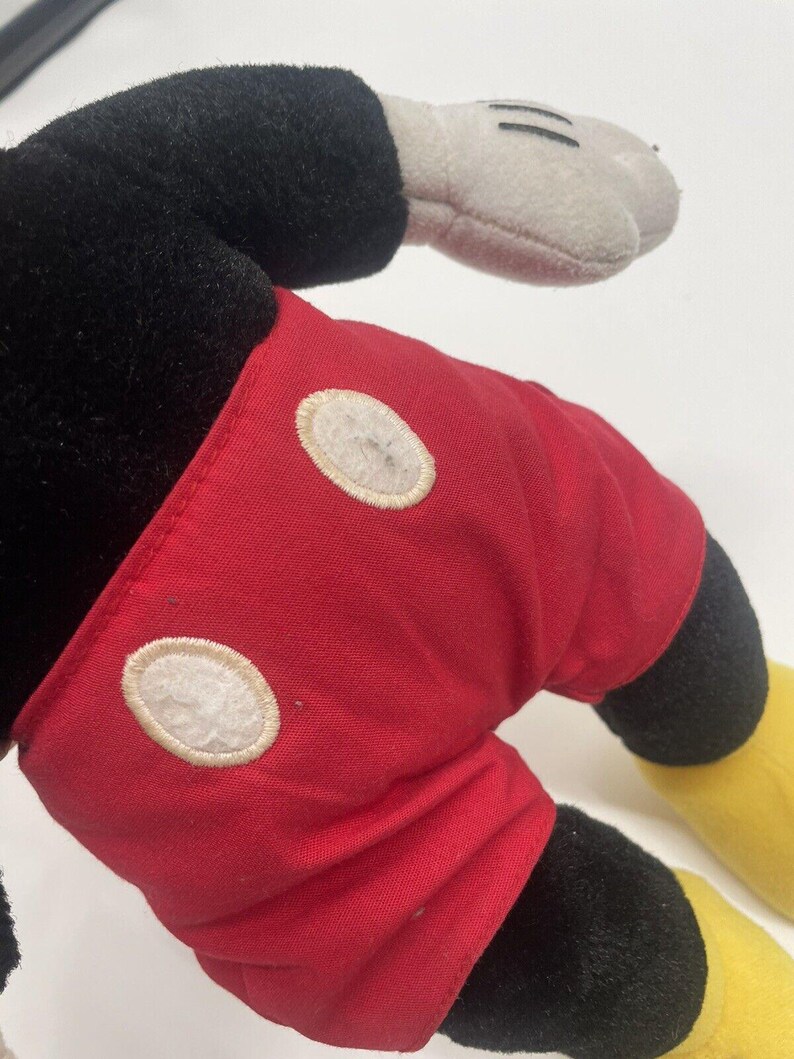 Vintage Authentic Disneyland/Walt Disney World 17" Stuffed Plush Mickey Mouse image 12