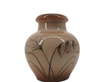 Mid Century Vintage Ceramic Floral Vase Scheurich Keramik 291-20 West Germany