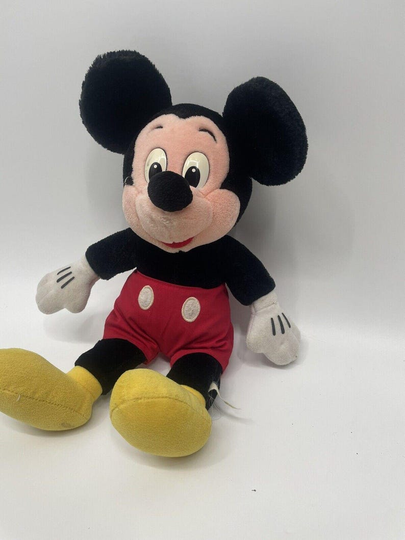 Vintage Authentic Disneyland/Walt Disney World 17" Stuffed Plush Mickey Mouse image 10