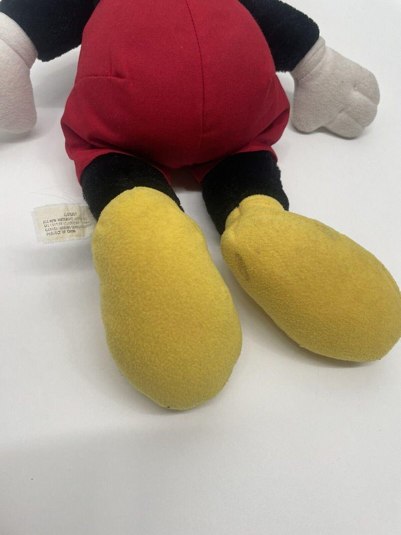Vintage Authentic Disneyland/Walt Disney World 17" Stuffed Plush Mickey Mouse image 14