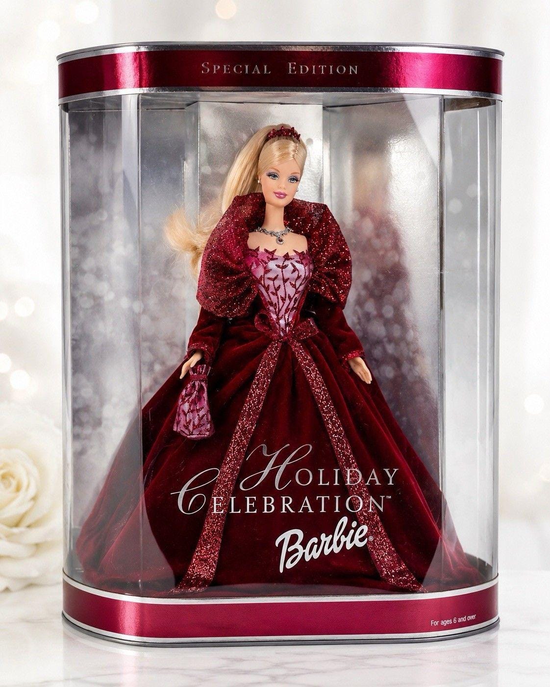 Special Edition 2001 Holiday Celebration Barbie - Etsy Canada