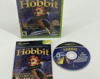 The Hobbit (Microsoft Xbox, 2003) Complete CIB w/ Manual, and Reg Card