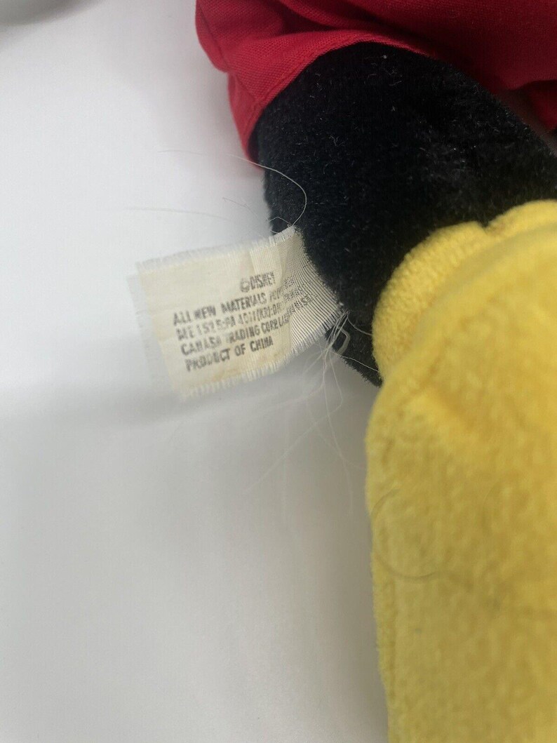 Vintage Authentic Disneyland/Walt Disney World 17" Stuffed Plush Mickey Mouse image 16