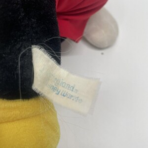 Vintage Authentic Disneyland/Walt Disney World 17" Stuffed Plush Mickey Mouse image 8