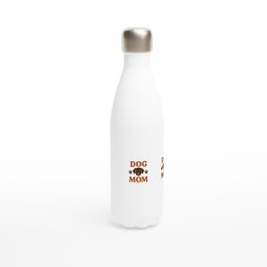 483 ml (17 oz) White Stainless Steel Water Bottle