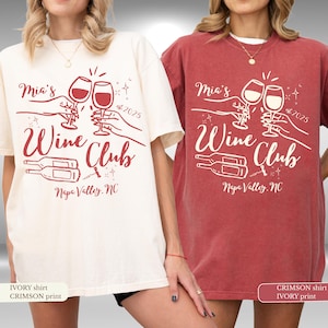Custom Wine Bach Club Shirt, Bridal Wine Club Shirt,Personalized Winery Bachelorette Party Tee, Vineyard Bridal Shower Merch Bride Wine Club