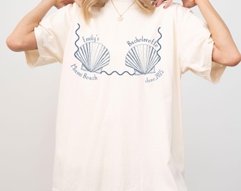 Custom Beach Bachelorette Party Shirt: Coastal Bridal Party Tee