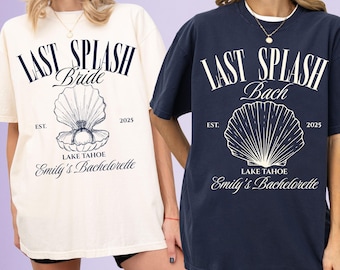 Beach Bachelorette Party Shirt, Coastal Bridal Party, Last Splash Tee