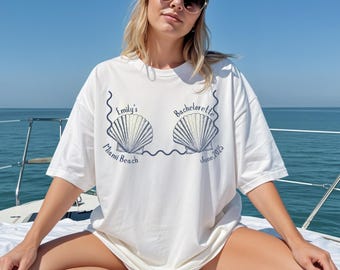 Custom Beach Bachelorette Party Shirts: Coastal Bridal Party Tees