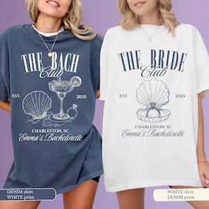 Last Splash Bachelorette Shirt, Strand Bach Shirt, Küsten Bachelorette Shirt, Strand Muschel Shirt, individuelles Bachelorette Shirt Comfort Farben