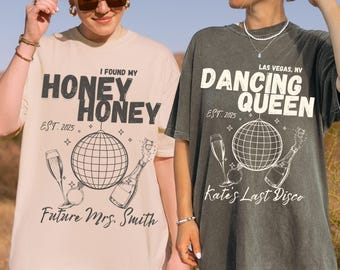 Dancing Queen Bachelorette Shirt: Custom Last Disco Party Tee