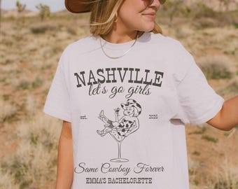 Custom Nashville Bachelorette Shirt: Last Rodeo Comfort Colors Tee