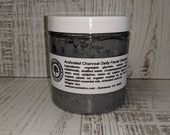 Activated Charcoal Daily Facial Cleanser with Rosehip & Jojoba